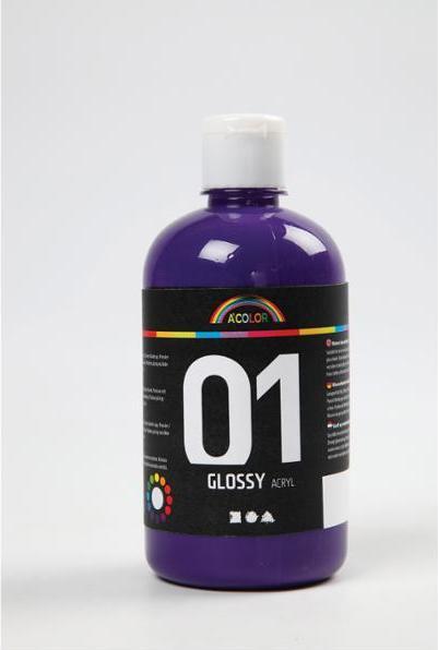 Image du produit Creativ Company Peinture acrylique A-Color (Violet, 500 ml)