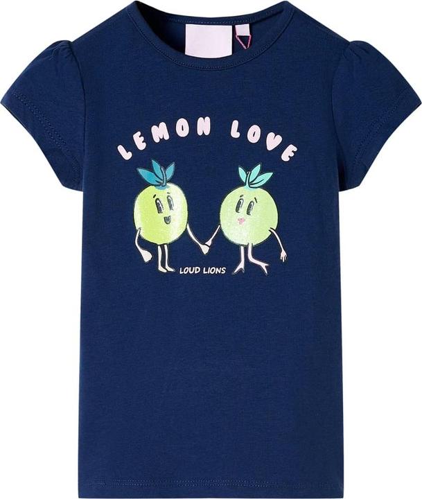 Produktbild VidaXL Kinder-T-Shirt Marineblau 92,Material: 95 % Baumwolle. 5 (92)