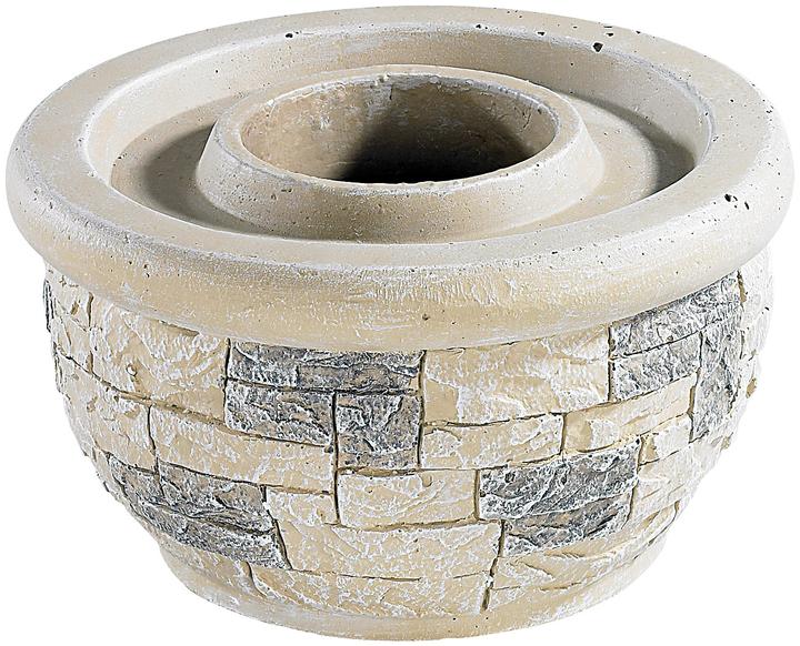 Produktbild Carlo Milano Ton-Feuerschale "Luna" für Bio-Ethanol (25 x 14 cm)