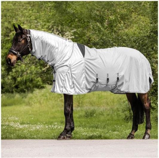 Waldhausen Ekzemer-Fliegendecke Protect für Pferde Grau 155 cm (155 cm)