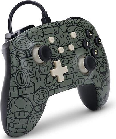 Actual product image PowerA Pro Controller con Filo - Power Up Mario (Switch)
