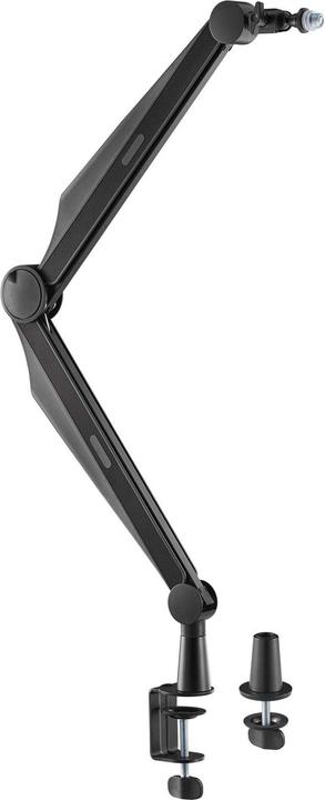 Actual product image Wiltec Microphone arm 80cm articulated arm table mount 3/8" & 5/8" microphones Studio