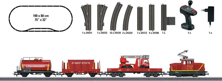 Produktbild Märklin Startpackung Feuerwehr (Spur H0)