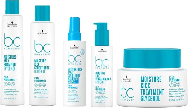 Produktbild Schwarzkopf Professional Trockenhaarpaket Schwarzkopf BC Feuchtigkeitskick (Haarpflege set)