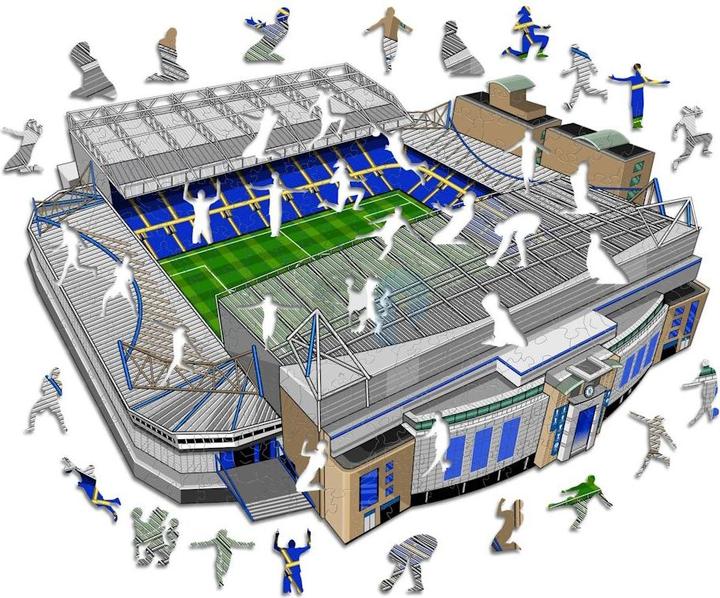 Immagine prodotto Iconic Chelesea FC - Stadio Stamford Bridge - Puzzle in Legno Taglia L (500 Pezzi) (500 pezzi)