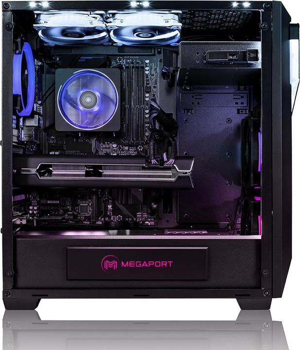 Produktbild Megaport Gaming PC AMD Ryzen 7 5800X • GeForce RTX 4070Ti • 49-DE (AMD Ryzen 7 5800X, 16 GB, 1000 GB, GeForce RTX 4070 Ti)