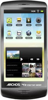 Produktbild Archos 43 Internet Tablet, 16 GB - 4.3 Zoll Display - WiFi (16 GB, Schwarz, Black)