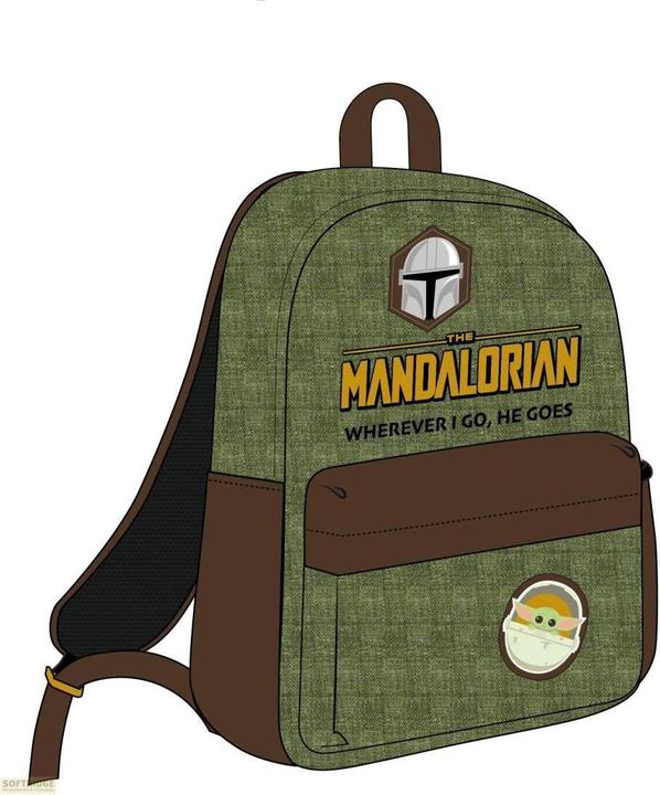 Image du produit The Mandalorian sac à dos décontracté, vert fonc