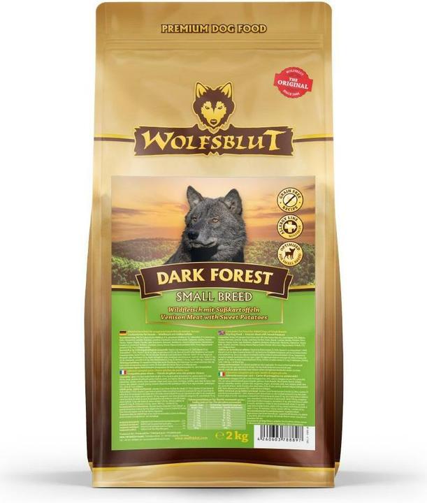 Actual product image Wolfsblut Dark Forest Small Breed Wild & Kartoffel 7,5 kg (Adult, 7500 g)