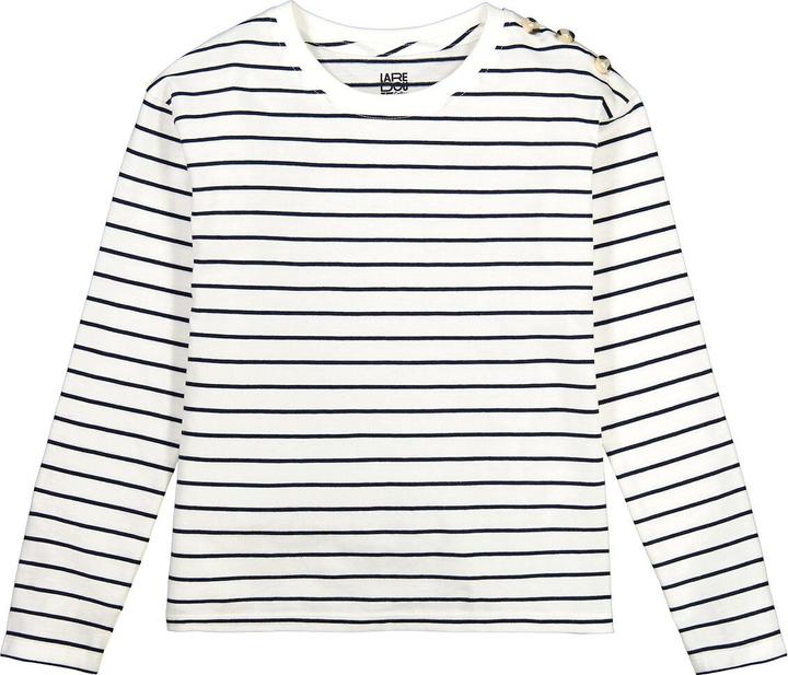 Produktbild La Redoute Collections Langärmeliges Matrosenshirt aus Baumwolle (140)