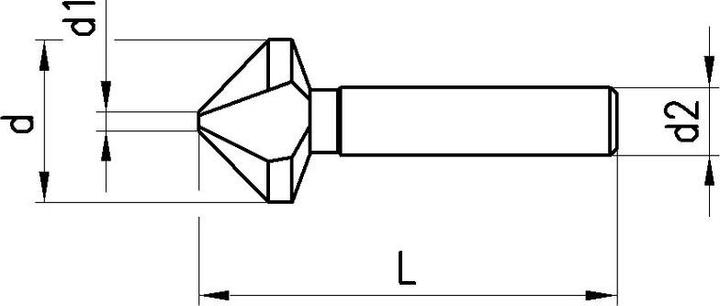 Actual product image Neriox Countersink 90° HSS, DIN 335C, Ø 31.0