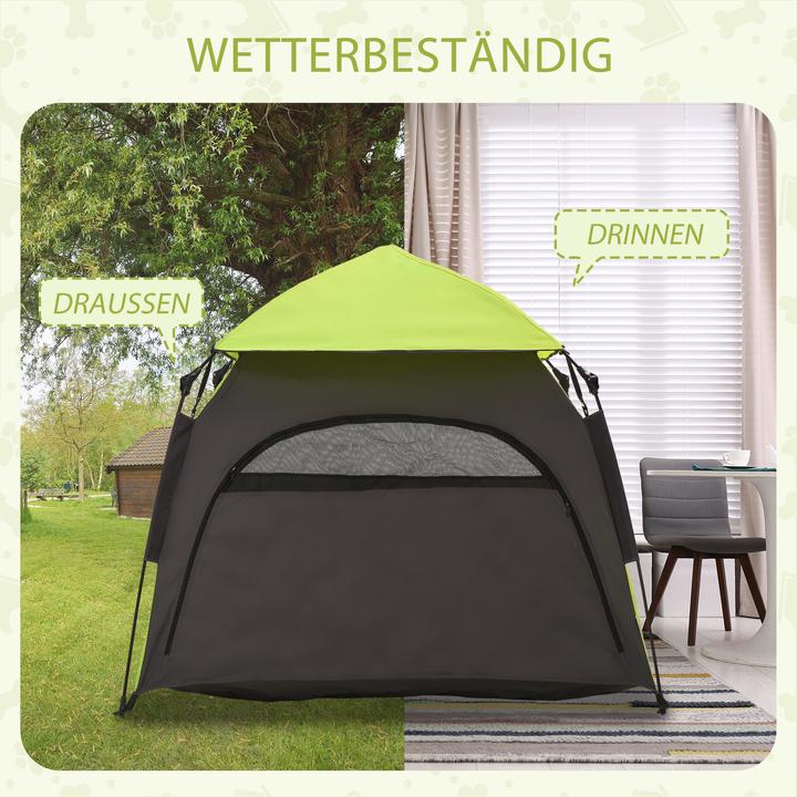 Produktbild PawHut Haustierzelt mit Sonnendach (Hundezelt)