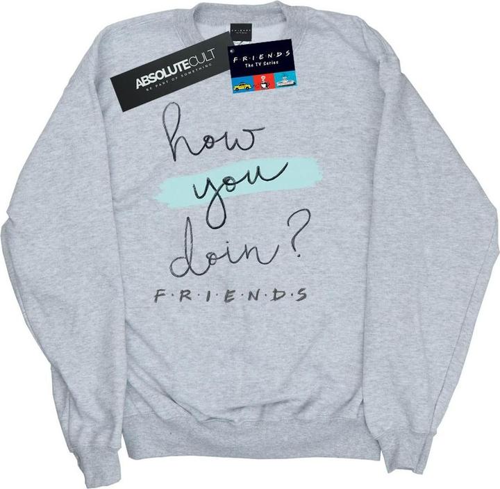 Actual product image Friends Womens/Ladies How You Doin? Handwriting Sweatshirt (M)