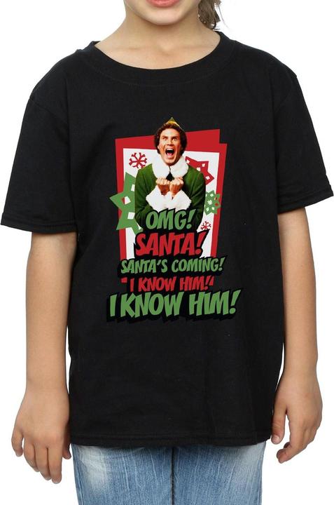 Immagine prodotto Elf OMG Santa Maglietta Ragazze (116)
