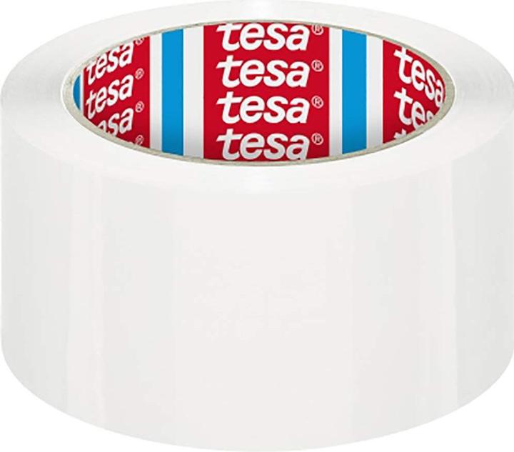 Actual product image tesa ® Packing tape pack® Universal 50 mmx66 m (WxL) polypropylene white (50 mm)
