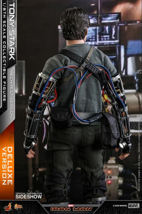 Immagine prodotto Hot Toys Iron Man "Tony Stark - Mech Test - Versione DLX" 1/6 Capolavoro del cinema