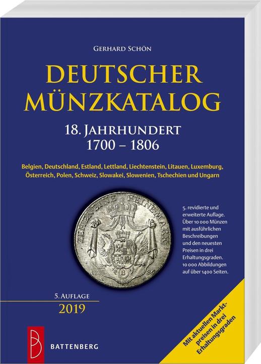 Actual product image Deutscher Münzkatalog 18. Jahrhundert (German, Gerhard Schön, 2019)