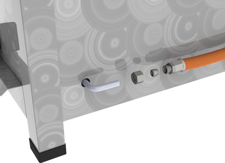 Actual product image ChattenGlut 6-burner gas roaster with grid and pan (27 kW)