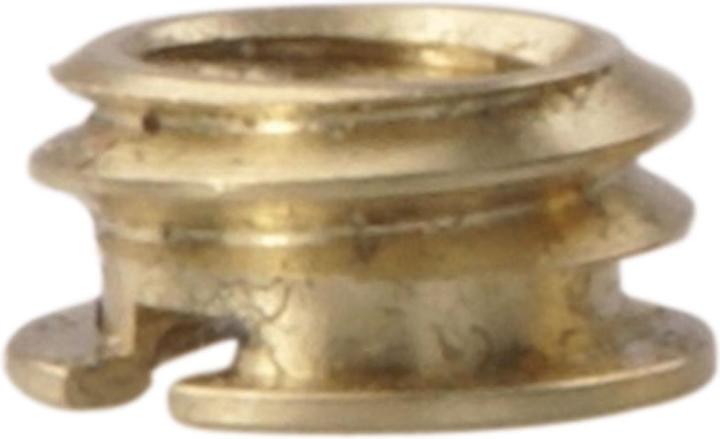 Actual product image B.I.G. Thread adapter brass 1/4" to 3/8" 4mm (Stand adapter)