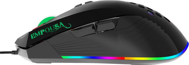 Actual product image Inca Empousa RGB 7200 Dpi Macro Keys Professional Gaming Mouse (Cable)