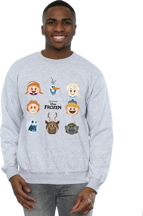 Actual product image Disney Mens Frozen Heads Sweatshirt (XL)