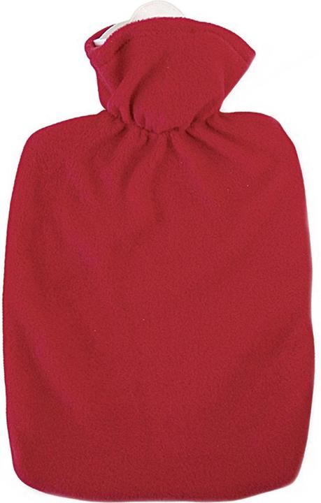 Produktbild Hugo Frosch Wärmflasche Klassik Fleecebezug 1,8 l rot (1.80 l)