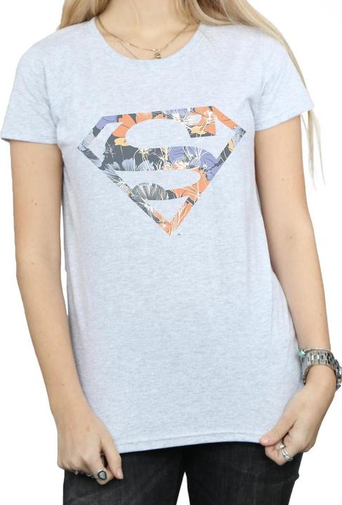 Immagine prodotto Superman Floral Logo 2 Maglietta Donna (S)
