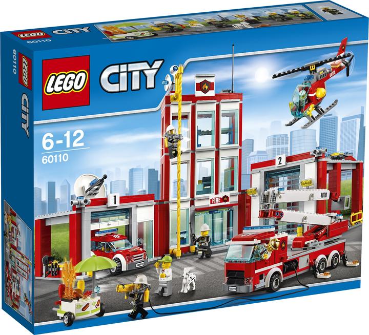 LEGO City – grande caserma dei pompieri (60110, LEGO City)