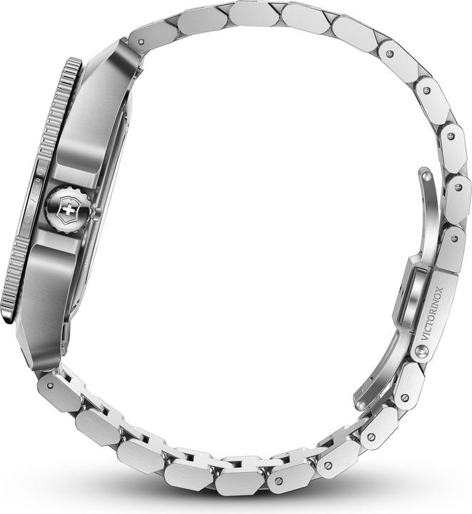 Produktbild Victorinox Journey 1884 Automatic Three hands Steel & Ceramic, Mechanische Uhr, 43 mm, Ziffernblatt Grün, Edels (43 mm)
