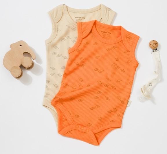 BabyCosy Body. ärmellos. 2 Pack
