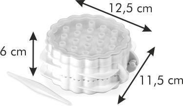 Tescoma Forma crostatine, 3 decori DELÍCIA