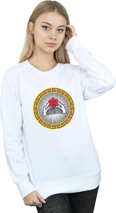 Actual product image Disney Womens/Ladies Mulan Movie Flower Comb Sweatshirt (S)