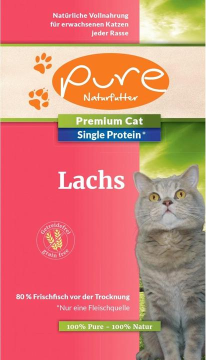 Actual product image Pure Naturfutter Premium Cat Single Protein Grain Free Salmon (Adult, 1 pcs., 500 g)