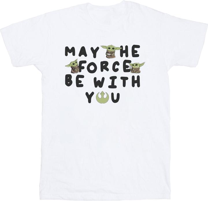 Image du produit Star Wars - T-shirt THE MANDALORIAN GROGU MAY THE FORCE BE WITH YOU - Homme (L)