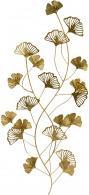 Actual product image IKO Modern metal wall decoration "branches with leaves