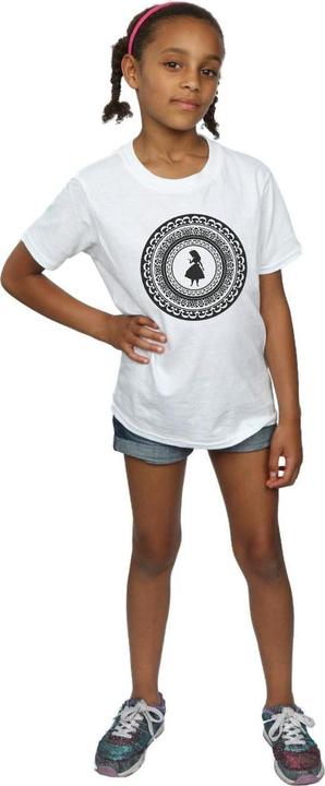 Immagine prodotto Disney T-shirt da ragazza con cerchio di Alice nel Paese delle Meraviglie in cotone (152, 158)
