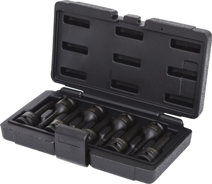 Produktbild KS Tools 1/2" Kraft-Bit-Stecknuss-Satz, Vielzahn (XZN®), 9 Teile