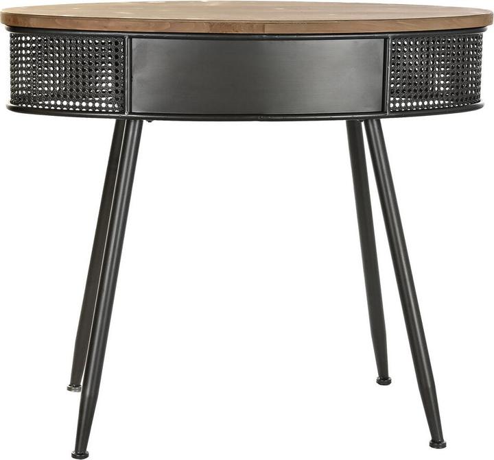 Produktbild DKD Home Decor Console 90,5 x 39 x 78 cm Fir Black Metal Brown
