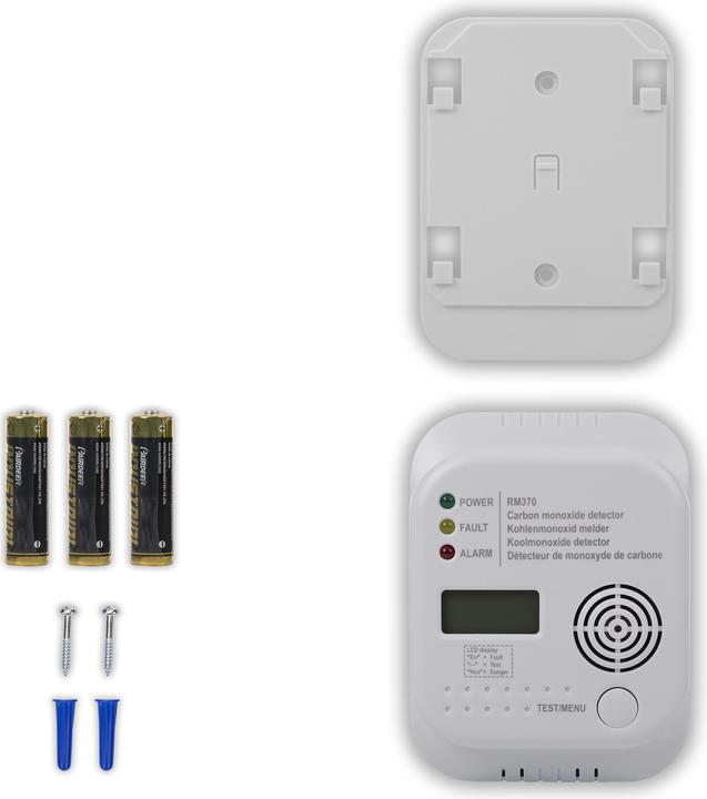 Produktbild Smartwares Gasmelder RM370 SW batteriebet