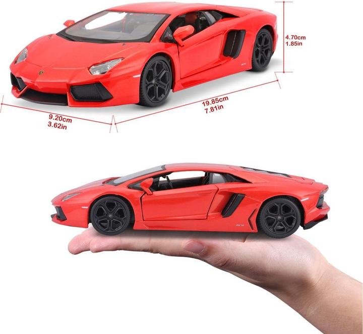 Image du produit Maisto 1:24 Modèle réduit de voiture Lamborghini Av