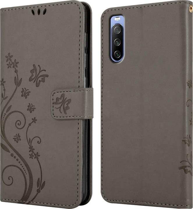 Actual product image Cadorabo Flower Book cover (Sony Xperia 10 III)