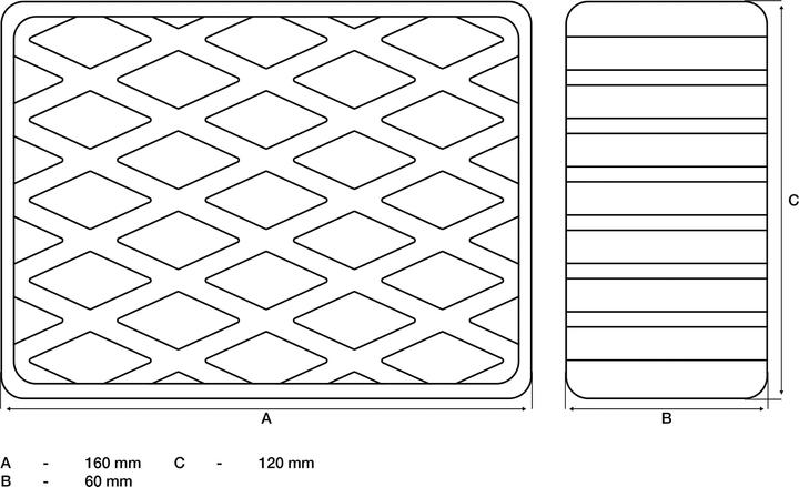 Actual product image BGS Rubber support for lifting platforms
