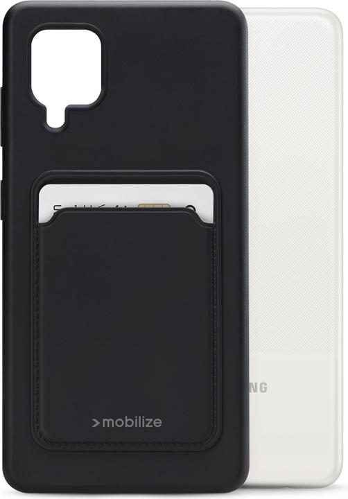 Actual product image Mobilize Rubber Gelly Card Cover (Samsung Galaxy A12, Samsung Galaxy M12)