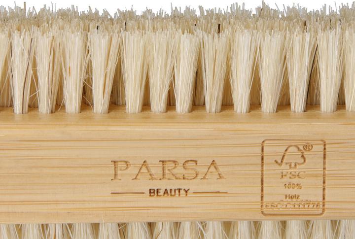 Actual product image Parsa Beauty Parsa Nail Brush, beige bamboo FSC wood