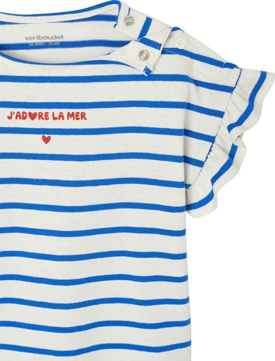 Produktbild Vertbaudet Mädchen Baby-Set: T-Shirt & Trägerrock (98)