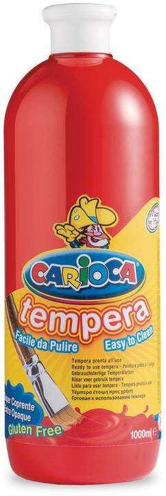 Carioca Tempera Colours 1000ml 3388 red (Red, 1000 ml)