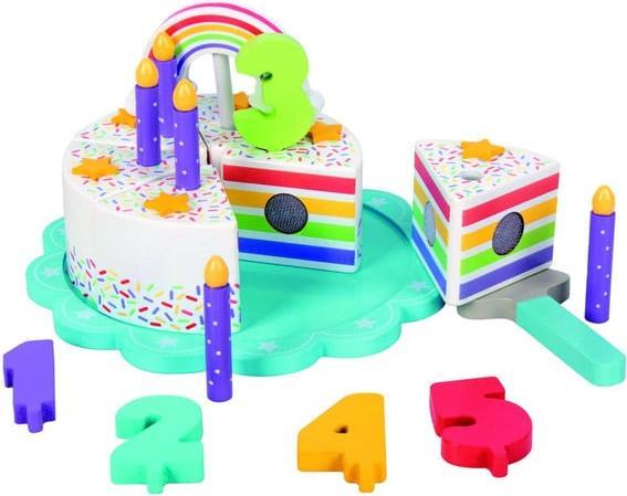 Actual product image Besttoy Wooden birthday cake