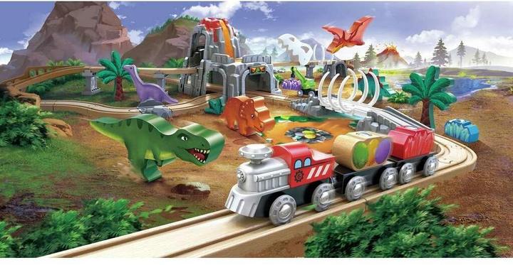 Actual product image Hape Dino railway adventure