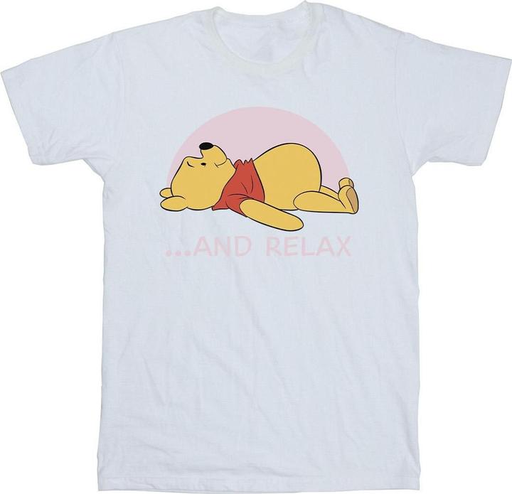 Actual product image Disney Girls Winnie The Pooh Relax Cotton T-Shirt (140, 146)