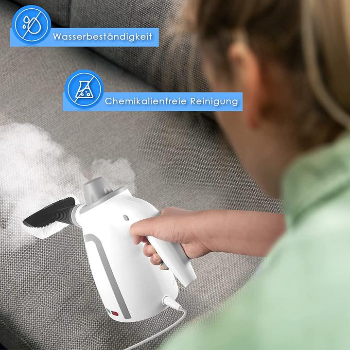 Produktbild Auiffer Dampfreiniger mit Sicherheitsschloss Grau und Weiss